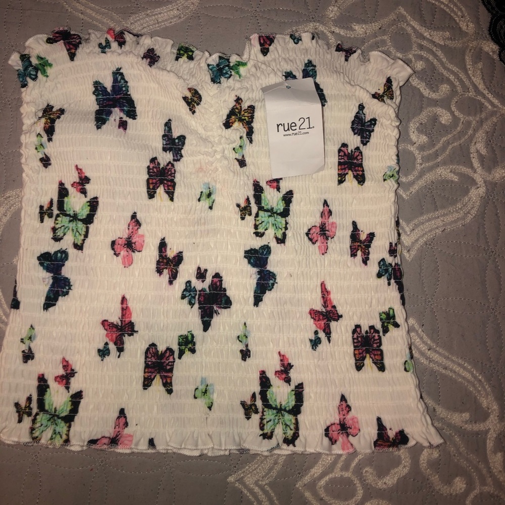 Butterfly Tube top